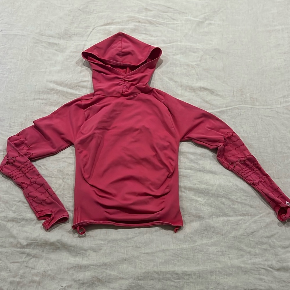 FP Movement Lace Hoodie Long Sleeve Top